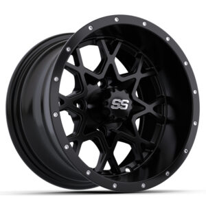 12" GTW Vortex Matte Black Wheel