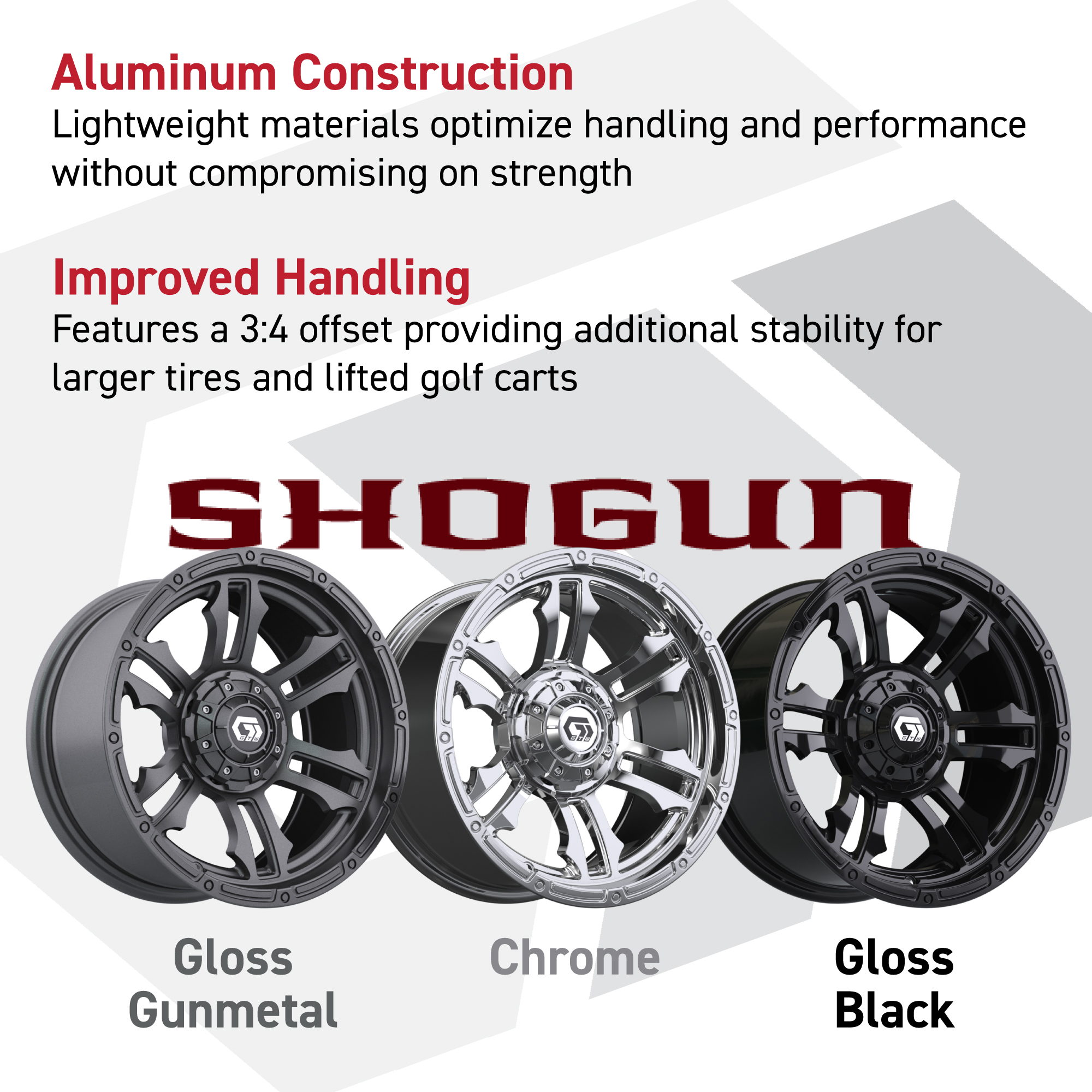 14" GTW Shogun Chrome Wheel