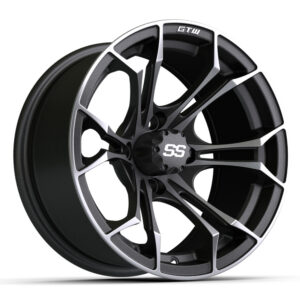 14" GTW Spyder Matte Grey Wheel