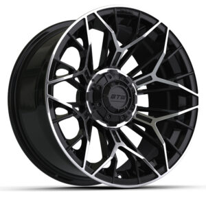 15" GTW Stellar Black with Machined Accents Wheel