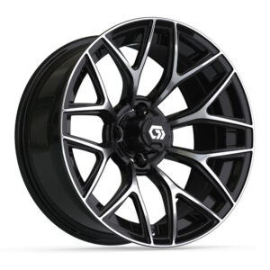 16" GTW Monaco Black/Machined Wheel