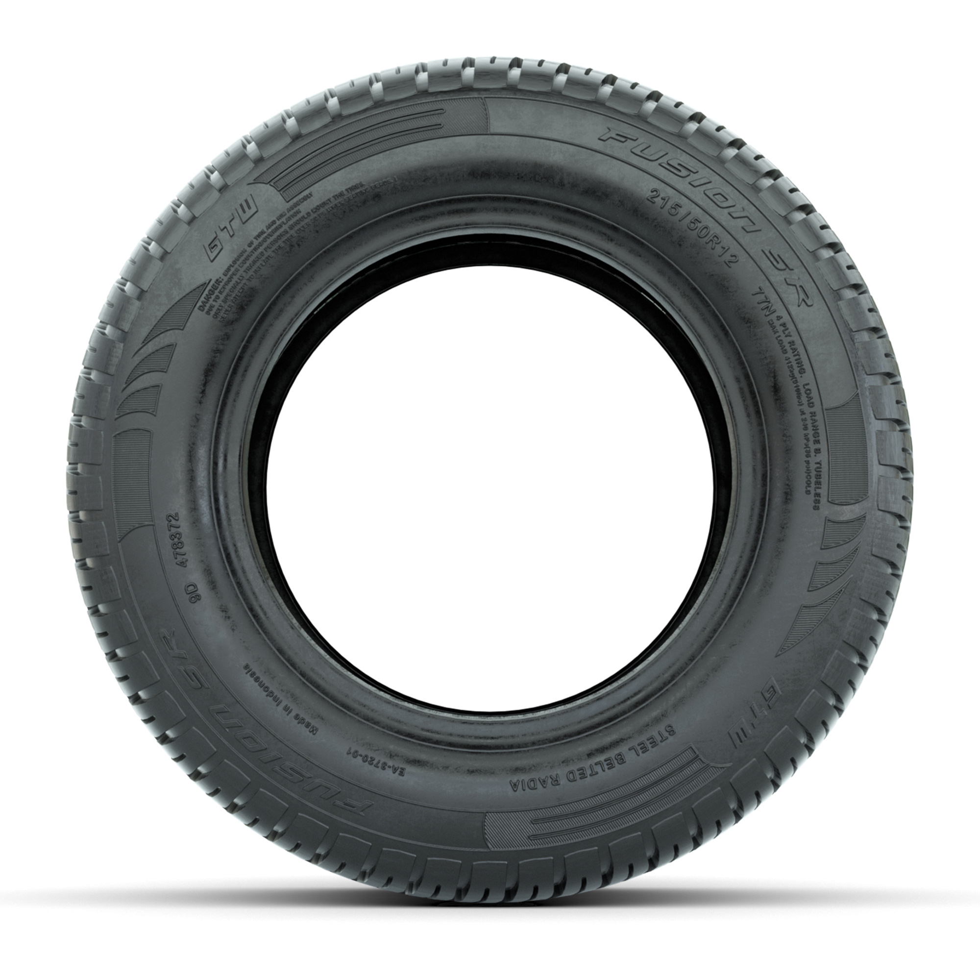 215/50-R12 GTW Fusion S/R Steel Belted Street Tire