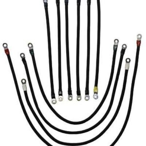 4 Gauge 600A Weld Cable Set for Club Car iQ (Years 2000-Up)