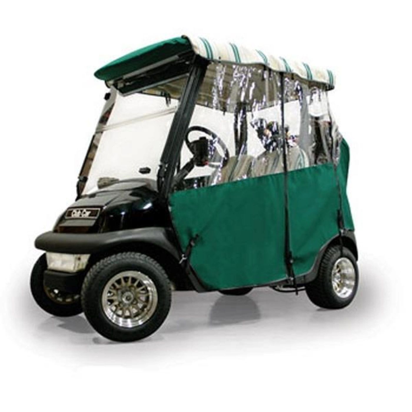 Forest Green Sunbrella 3-Sided Custom Over-The-Top Enclosure – Fits Yamaha G29/Drive 2007-2016