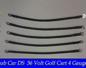 Club Car DS Golf Cart Battery Cable Set | 4 Gauge for 36 Volt Carts Ds36Volt