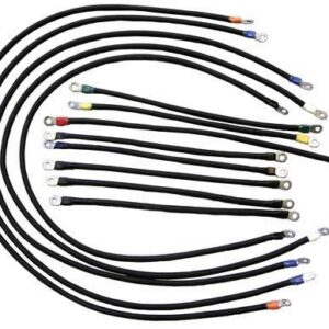 Club Car DS Electric 600-Volt Heavy-Duty 4-Gauge Weld Cable Set (Years 1996-Up)