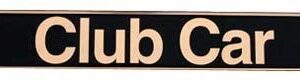 Club Car DS Name Plate (Years 1982-2004)