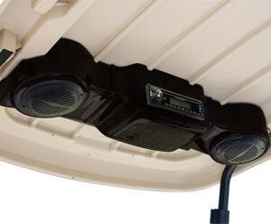 Club Car Precedent Black Overhead Radio Console (Fits 2004-2021)