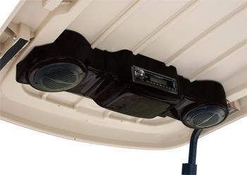 Club Car Precedent Black Overhead Radio Console (Fits 2004-2021)