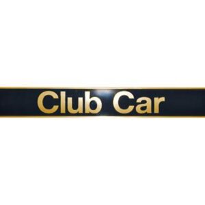 Club Car Precedent Gold Name Plate (Years 2004-Up)