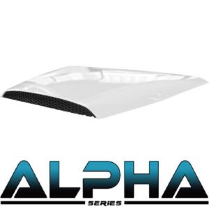 Club Car White Hood Scoop for ALPHA Body Kits