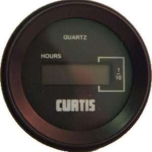Curtis 12v-48v Round Hour Meter