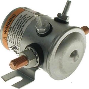 EZGO 24-Volt 24V, 4 Terminal Solenoid With Copper Contacts. Short Housing