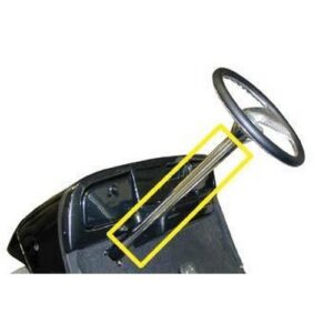 EZGO Medalist / TXT Stainless Steering Column Cover (Years 2001.5-Up)