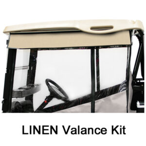 EZGO RXV-Freedom TXT-T48 Red Dot Chameleon Linen 2-Passenger Valance Kit (Years 2008-Up)
