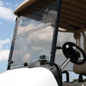 EZGO ST350 - Red Dot Clear Folding Windshield