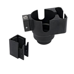 GTW BaseClamp Mounting Clamp with Cup and Phone Holder (1 Inch)
