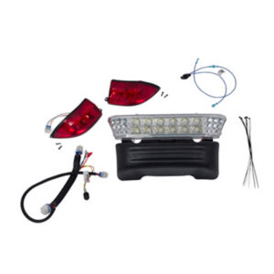 GTW Club Car Precedent Electric LED Headlight and Bumper Kit (Years 2004-2008)