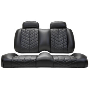 MadJax Aviator Black Front Seat Cushions for ICON & Yamaha Drive/Drive2 Golf Carts