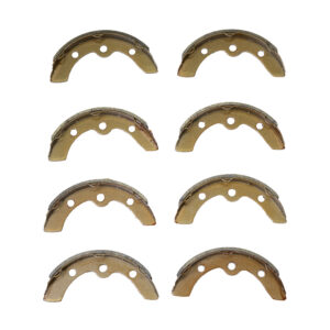 Rear Set Of (8) Brake Shoes (Select Club Car, EZGO and Yamaha Models)
