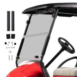 RedDot Club Car Precedent/Tempo/Onward 1/4" Folding Tinted Windshield (Years 2004-Up)