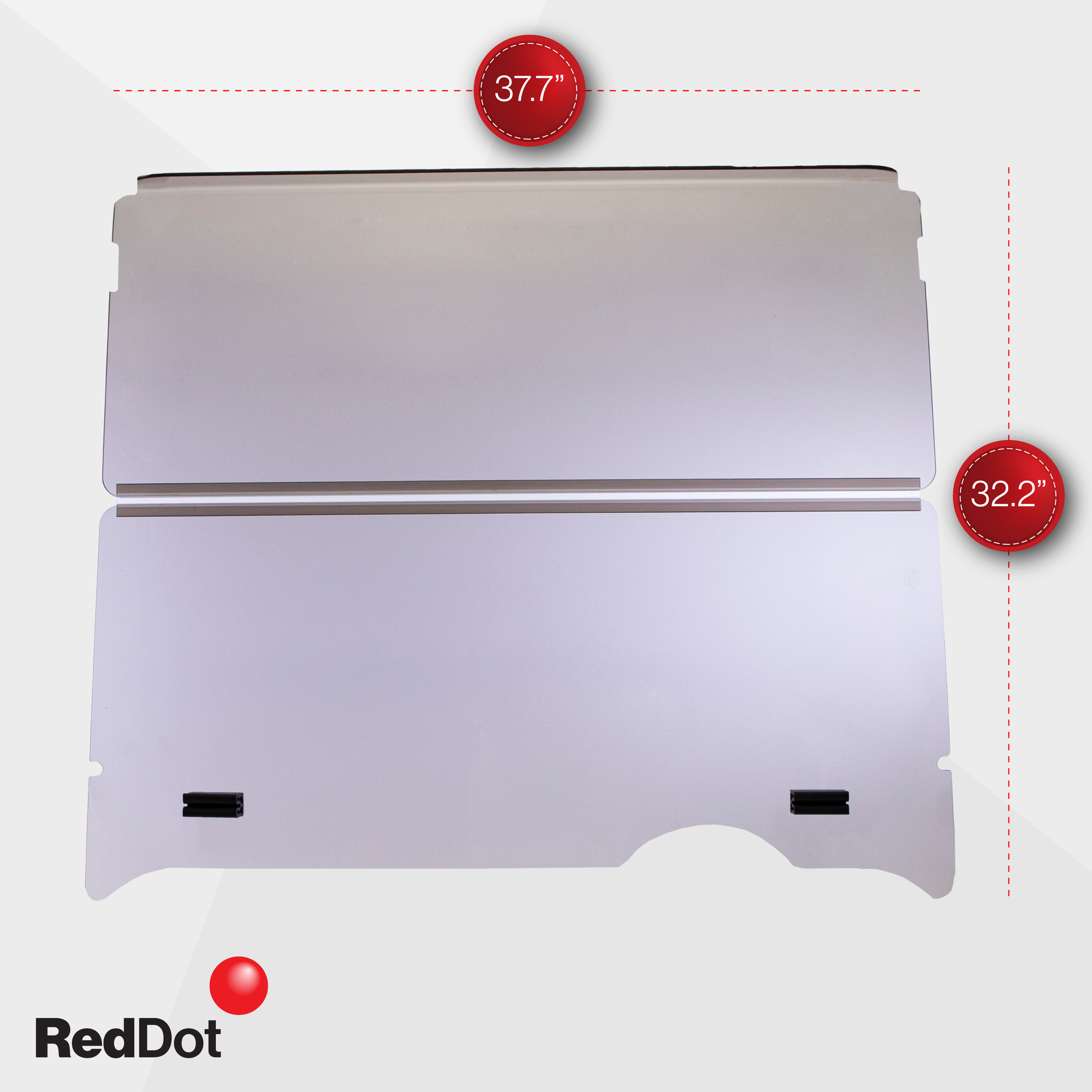 RedDot EZGO RXV Impact-Resistant Folding Tinted Windshield (Years 2008-2023)