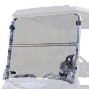 RedDot EZGO RXV with Blow Molded Top Tinted 1/4" Folding Windshield (Years 2024-Up)