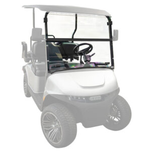 RedDot EZGO RXV with Modular Top Clear Folding Impact Modified Windshield with Rubber Trim (Years 2024-Up)