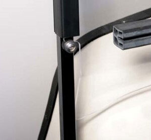 RedDot EZGO TXT 1/4" Thick Acrylic Bolt Fold-Down Tinted Windshield (Years 2014-Up)