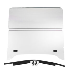 RedDot EZGO TXT Clear 1/4” Folding Windshield for Storm Body Kits with 3/4” Struts (Years 1994.5-Up)