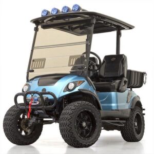 RedDot Yamaha Drive2 Tinted 1/4" Fold-Down Windshield with Vents (Years 2017-Up)