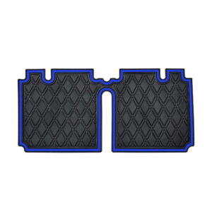 Xtreme Bag Well Mats for EZGO TXT - Black/Blue