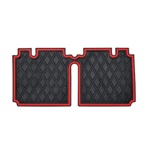 Xtreme Bag Well Mats for EZGO TXT - Black/Red