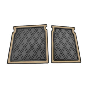Xtreme Dash Mats for EZGO RXV 2008-2023 - Black/Beige