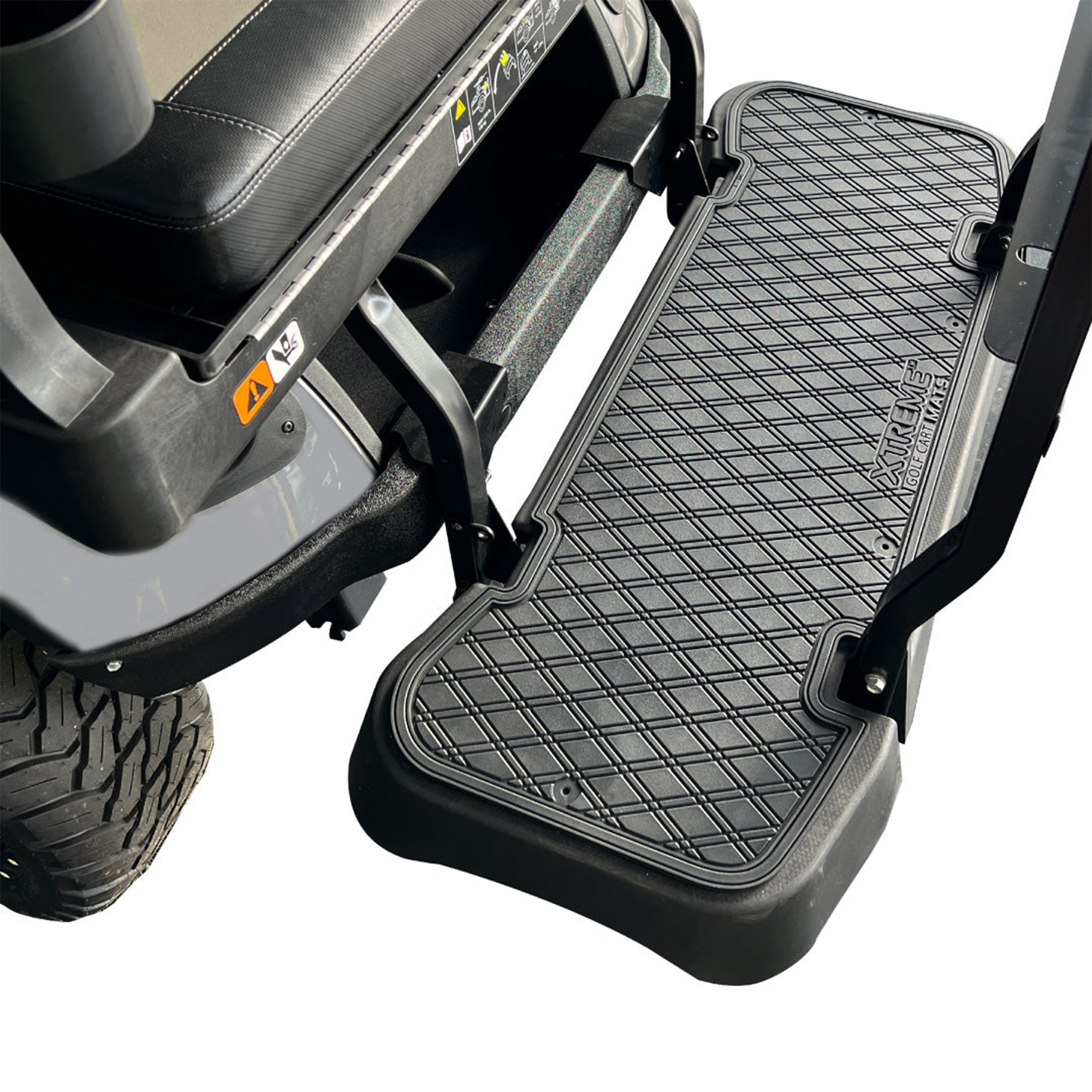 Xtreme Floor Mats for EZGO L6 Rear Seat Mat - All Black