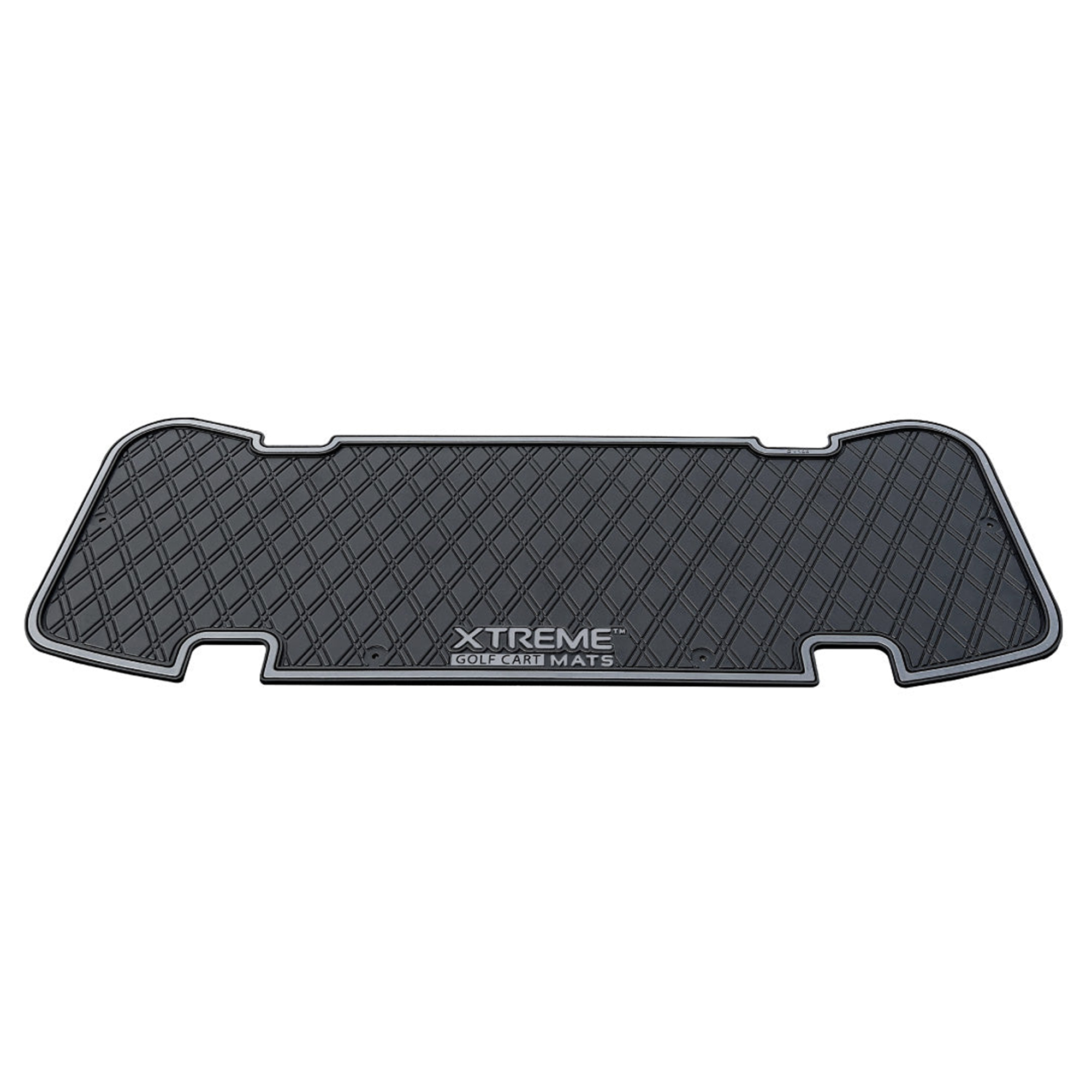 Xtreme Floor Mats for EZGO L6 Rear Seat Mat - Black/Gray