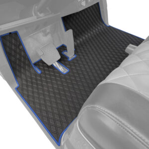 Xtreme Floor Mats for Yamaha UMAX Rally / Drive2 QuieTech EFI 2017-Up - Black/Blue