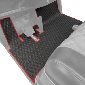 Xtreme Floor Mats for Yamaha UMAX Rally / Drive2 QuieTech EFI 2017-Up - Black/Red