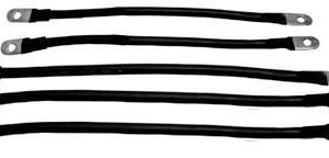 Yamaha G14-G16 36v 4-Gauge Battery Cable Set (Years 1995-2002)