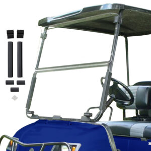 Yamaha G14-G16-G19 Red Dot Clear Folding Windshield (Years 1995-2002)